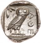 Attica, Athens. Silver Tetradrachm (17.16 g), ca. 454-404 BC Nearly Mint State - 2