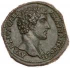 Marcus Aurelius. AE Sestertius (23.01 g), as Caesar, AD 138-161 EF