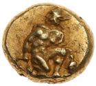 Mysia, Kyzikos. Electrum 1/24 Stater (0.64 g), 5th-4th centuries BC Superb EF