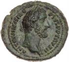 Antoninus Pius. AE As (14.75 g), AD 138-161 Superb EF