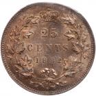 Canada. 25 Cents, 1882-H ICCS MS63 - 2