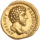 Marcus Aurelius, AD 161-180. Gold Aureus (7.18g). Struck as Caesar EF