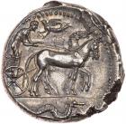 Sicily, Syracuse. Second Democracy. Silver Tetradrachm (17.28 g), 466-405 BC Sup