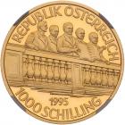 Austria. 1000 Schilling, 1995 NGC PF69 UC