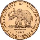 Congo (Democratic Republic). 100 Francs, 1965 NGC PF65 CAM - 2