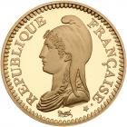 France. Gold 1 Franc, 1992 Choice Brilliant Proof