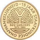 Surinam. 500 Guilder, 1990 Choice Brilliant Proof - 2