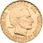 Uruguay. 5 Pesos, 1930 Choice Brilliant Unc