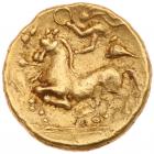 Celtic. Northwest Gaul. Gold 1/4 Stater (1.98 g), 3rd-early 2nd century BC Nearl - 2