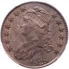 1828 Bust 50C. Sq Base 2, Sm 8's, Lg Letters PCGS MS63