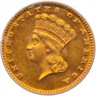 1871 $1 Gold Indian PCGS MS61