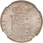 Italian States: Naples. Piastra of 120 grani, 1847 NGC MS61 - 2