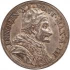 Italian States: Papal/Roman States. Piastra, Anno III (1678) NGC AU53