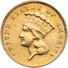 1866 $3 Gold