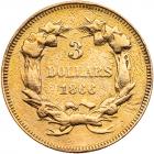 1866 $3 Gold - 2