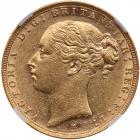 Australia. Sovereign, 1887-M NGC AU55