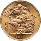 Australia. Sovereign, 1917-M NGC MS64 - 2