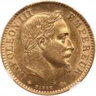 France. 10 Francs, 1862-A NGC MS61