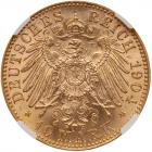 German States: Saxony. 10 Marks, 1904-E NGC MS62 - 2