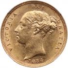 Great Britain. Half Sovereign, 1884 NGC MS62 NGC MS62