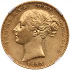 Great Britain. Sovereign, 1855 NGC AU50 NGC AU50