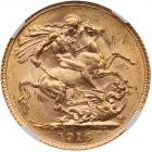 Great Britain. Sovereign, 1916 NGC MS64 - 2