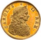 Great Britain. Charles II pattern gold Broad, 1660 PCGS Proof 63