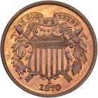 1870 2C PCGS PF65 RB