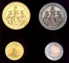 1876 4-Piece U.S. Centennial Mint Medal Set