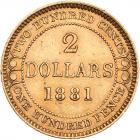 Newfoundland. 2 Dollars, 1881 EF - 2