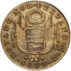 Peru - North. 8 Escudos, 1838-M (Lima) PCGS Fine - 2