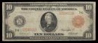 1914, $10 Federal Reserve Note Very Good to Fine