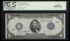 1914, $5 Federal Reserve Note