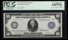 1914, $10 Federal Reserve Note