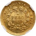 Chile. Peso, 1860-So NGC MS64 - 2