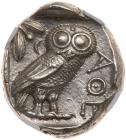 Attica, Athens. Silver Tetradrachm (17.2g), 454-404 BC - 2