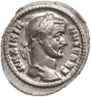 Galerius. Silver Denarius (3.76 g), as Caesar, AD 293-305