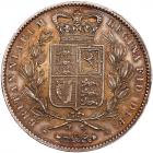 Great Britain. Crown, 1845 NGC AU58 - 2