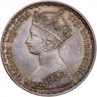 Great Britain. Gothic Florin, 1859 NGC MS63