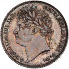 Great Britain. Sixpence, 1821 NGC MS64 NGC MS64