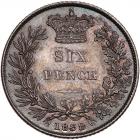 Great Britain. Sixpence, 1838 NGC MS64 NGC MS64 - 2