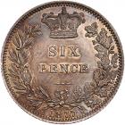 Great Britain. Sixpence, 1877 NGC MS63 - 2