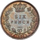 Great Britain. Sixpence, 1886 NGC MS66 - 2