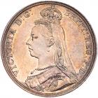 Great Britain. Crown, 1887 NGC MS63