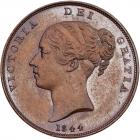 Great Britain. Penny, 1844 NGC MS64 BR