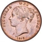 Great Britain. Penny, 1848/7 NGC Unc