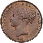 Great Britain. Penny, 1856 NGC AU50 BR