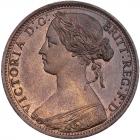 Great Britain. Penny, 1862 NGC MS65 RB