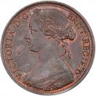 Great Britain. Penny, 1863 NGC MS65 BR