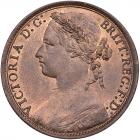 Great Britain. Penny, 1876-H NGC MS64 RB